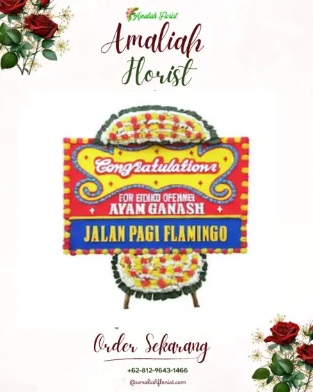 Sewa Papan Bunga Lokasi Pernikahan Cibinong